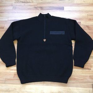 EUC - Patagonia, Men's 100% Wool Sweater, Long Sleeve, Black, size M